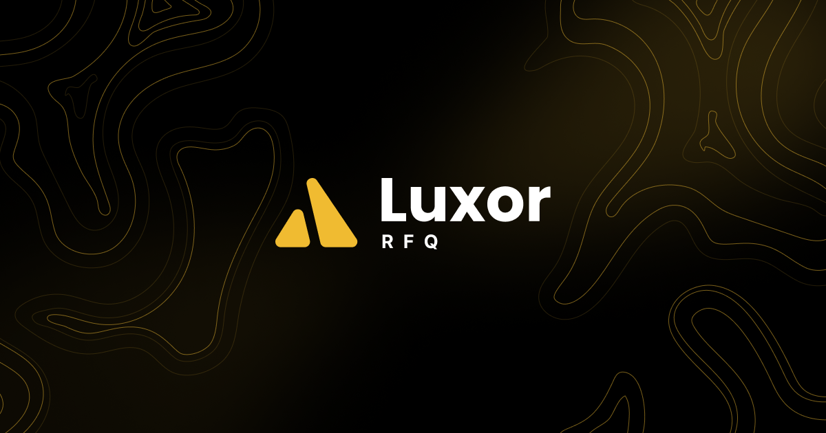 Luxor Launches First Bitcoin Mining ASIC Request-for-Quote Platform